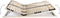 vidaXL - Lattenbodem - met - 28 - latten - 7 - zones - 70x200 - cm