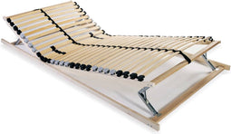 vidaXL - Lattenbodem - met - 28 - latten - 7 - zones - 90x200 - cm