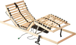 vidaXL - Lattenbodem - met - 28 - latten - 7 - zones - elektrisch - 90x200 - cm