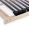 vidaXL - Lattenbodem - met - 42 - latten - 7 - zones - 100x200 - cm