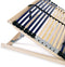 vidaXL - Lattenbodem - met - 42 - latten - 7 - zones - 120x200 - cm
