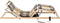 vidaXL - Lattenbodem - met - 42 - latten - 7 - zones - elektrisch - 90x200 - cm
