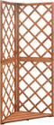 vidaXL - Latwerk - hoekmodel - 50x50x145 - cm - massief - vurenhout