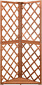 vidaXL - Latwerk - hoekmodel - 50x50x145 - cm - massief - vurenhout