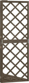 vidaXL - Latwerk - hoekmodel - 50x50x145 - cm - massief - vurenhout