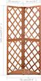 vidaXL - Latwerk - hoekmodel - 50x50x145 - cm - massief - vurenhout