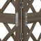 vidaXL - Latwerk - hoekmodel - 50x50x145 - cm - massief - vurenhout