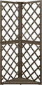 vidaXL - Latwerk - hoekmodel - 50x50x145 - cm - massief - vurenhout
