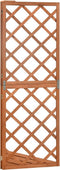 vidaXL - Latwerk - hoekmodel - 50x50x145 - cm - massief - vurenhout