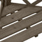vidaXL - Latwerk - hoekmodel - 50x50x145 - cm - massief - vurenhout