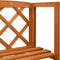 vidaXL - Latwerk - met - schappen - 55x30x140 - cm - massief - vurenhout