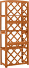 vidaXL - Latwerk - met - schappen - 55x30x140 - cm - massief - vurenhout