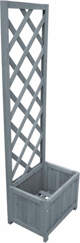 vidaXL - Latwerkplantenbak - 40x30x135 - cm - massief - vurenhout