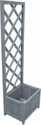 vidaXL - Latwerkplantenbak - 40x30x135 - cm - massief - vurenhout