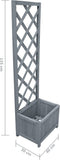 vidaXL - Latwerkplantenbak - 40x30x135 - cm - massief - vurenhout