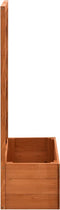 vidaXL - Latwerkplantenbak - 50x25x90 - cm - massief - vurenhout - oranje