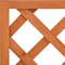 vidaXL - Latwerkplantenbak - 50x25x90 - cm - massief - vurenhout - oranje