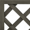 vidaXL - Latwerkplantenbak - 50x25x90 - cm - massief - vurenhout - grijs