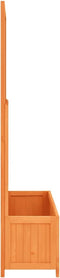 vidaXL - Latwerkplantenbak - 70x30x135 - cm - massief - vurenhout - bruin