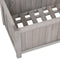vidaXL - Latwerkplantenbak - 70x30x135 - cm - massief - vurenhout - grijs