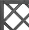 vidaXL - Latwerkplantenbak - 70x30x135 - cm - massief - vurenhout - zwart