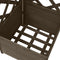 vidaXL - Latwerkplantenbak - hoekmodel - 40x40x150 - cm - vurenhout - grijs