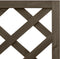 vidaXL - Latwerkplantenbak - hoekmodel - 40x40x150 - cm - vurenhout - grijs