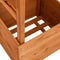 vidaXL - Latwerkplantenbak - met - boog - 49x39x130 - cm - vurenhout