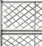 vidaXL - Latwerkplantenbak - verhoogd - met - potten - 58x30x107 - cm - rattan - grijs