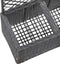 vidaXL - Latwerkplantenbak - verhoogd - met - potten - 58x30x107 - cm - rattan - zwart