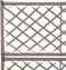 vidaXL - Latwerkplantenbak - verhoogd - met - potten - 58x30x107 - cm - rattan - bruin