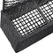 vidaXL - Latwerkplantenbak - verhoogd - met - potten - 83x30x130 - cm - rattan - zwart
