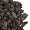 vidaXL - Lavastenen - 25 - kg - 1-2 - cm - zwart