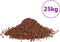 vidaXL - Lavastenen - 25 - kg - 5-8 - mm - rood