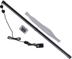 vidaXL - LED-aquariumlamp - met - bubbels - RGB - 94 - cm