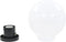 vidaXL LED-bollampen 2 st rond 20 cm PMMA