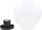 vidaXL LED-bollampen 2 st rond 25 cm PMMA