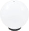 vidaXL LED-bollampen 2 st rond 25 cm PMMA