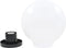 vidaXL LED-bollampen 2 st rond 25 cm PMMA