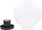 vidaXL LED-bollampen 2 st rond 25 cm PMMA