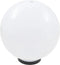 vidaXL LED-bollampen 2 st rond 30 cm PMMA