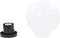 vidaXL LED-bollampen 4 st rond 20 cm PMMA