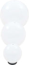 vidaXL LED-bollampen rond 20/30/40 cm PMMA 3 st