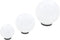 vidaXL LED-bollampen rond 20/30/40 cm PMMA 3 st