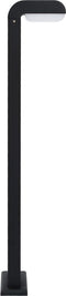 vidaXL LED-buitenlamp 9 W ovaal zwart