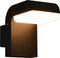 vidaXL LED-buitenwandlamp 9 W ovaal zwart