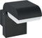 vidaXL LED-buitenwandlamp 9 W ovaal zwart