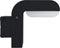 vidaXL LED-buitenwandlamp 9 W ovaal zwart