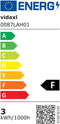 vidaXL LED-grondspots buiten rond 3 st