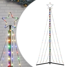 vidaXL - LED-kerstboom - 339 - LEDs - kleurrijk - 187 - cm
